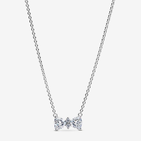 Collier Nœud Scintillant - Pandora - Modalova