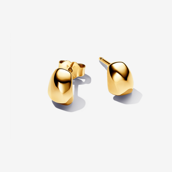 Organically Shaped Stud Earrings