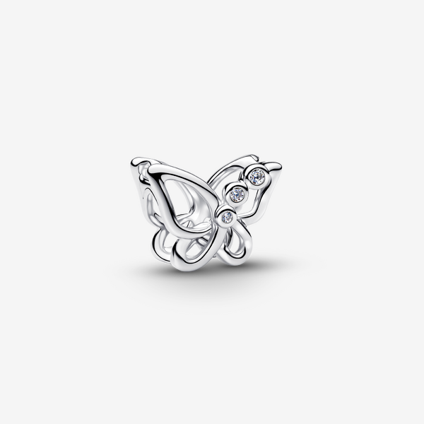 PANDORA Silver Openwork Butterfly Charm 794369C01 - Image 3
