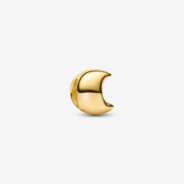 Pandora Mond Mini-Charm, 14 Karat Vergoldet