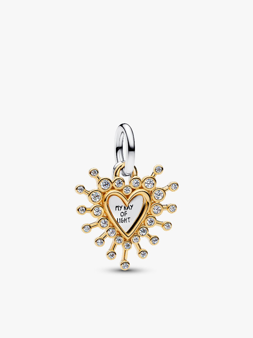 Winged Heart Mini Dangle Charm