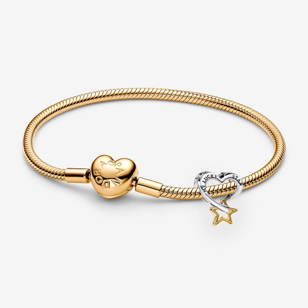 Bracelet Composé Charm Bonne Étoile & Cœur - Pandora - Modalova