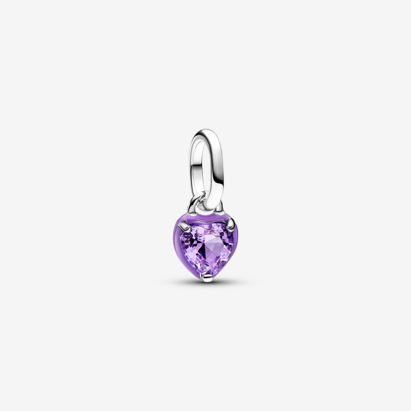 Pandora ME Purple Chakra Heart Mini Dangle Charm