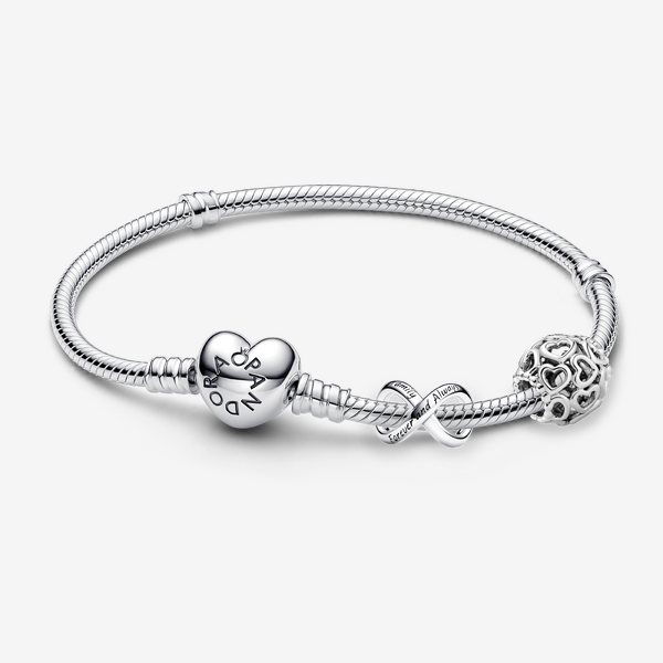 Bracelet Composé Infini Forever & Always et Cœurs - Pandora - Modalova