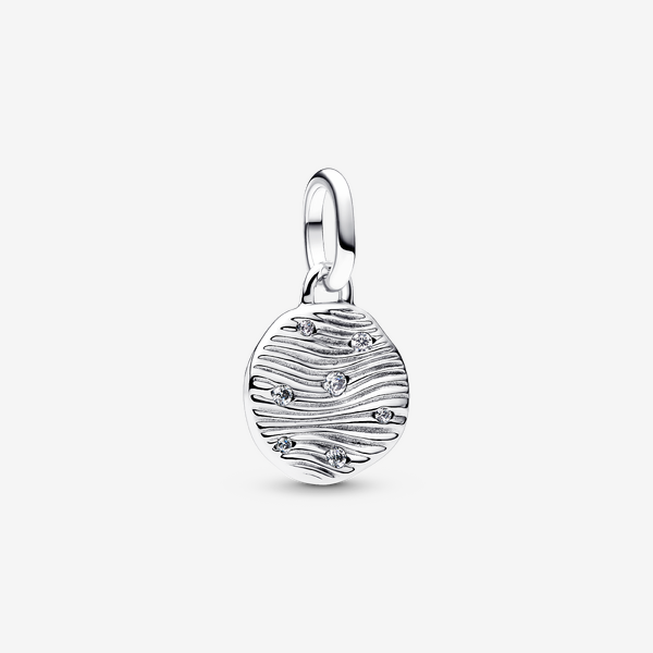 Mini Charm Médaillon Gravable - Pandora - Modalova