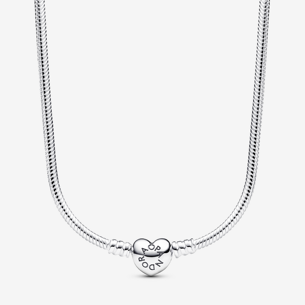 Collier Maille Serpent Fermoir Cœur Moments - Pandora - Modalova