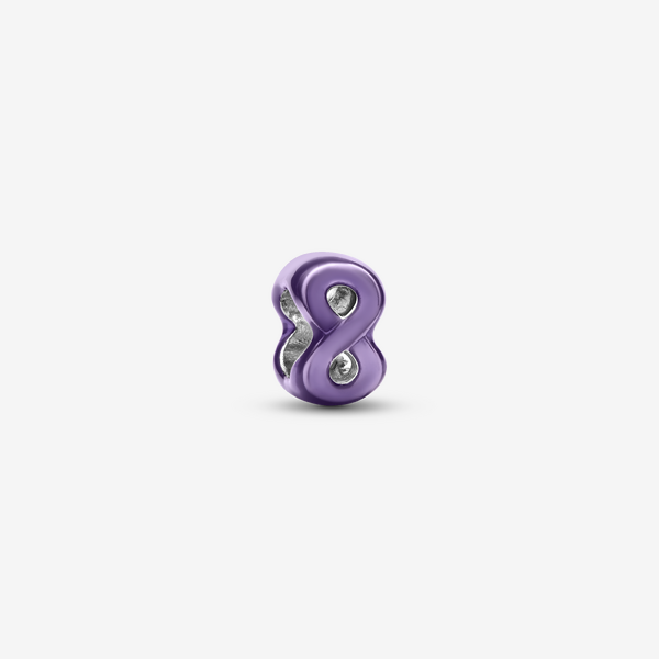Pandora Charms Mini Lila Infinity Charm 794909C01 - Image 2