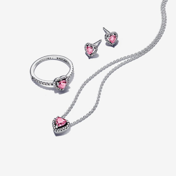 Parure Cœurs Pavé - Pandora - Modalova