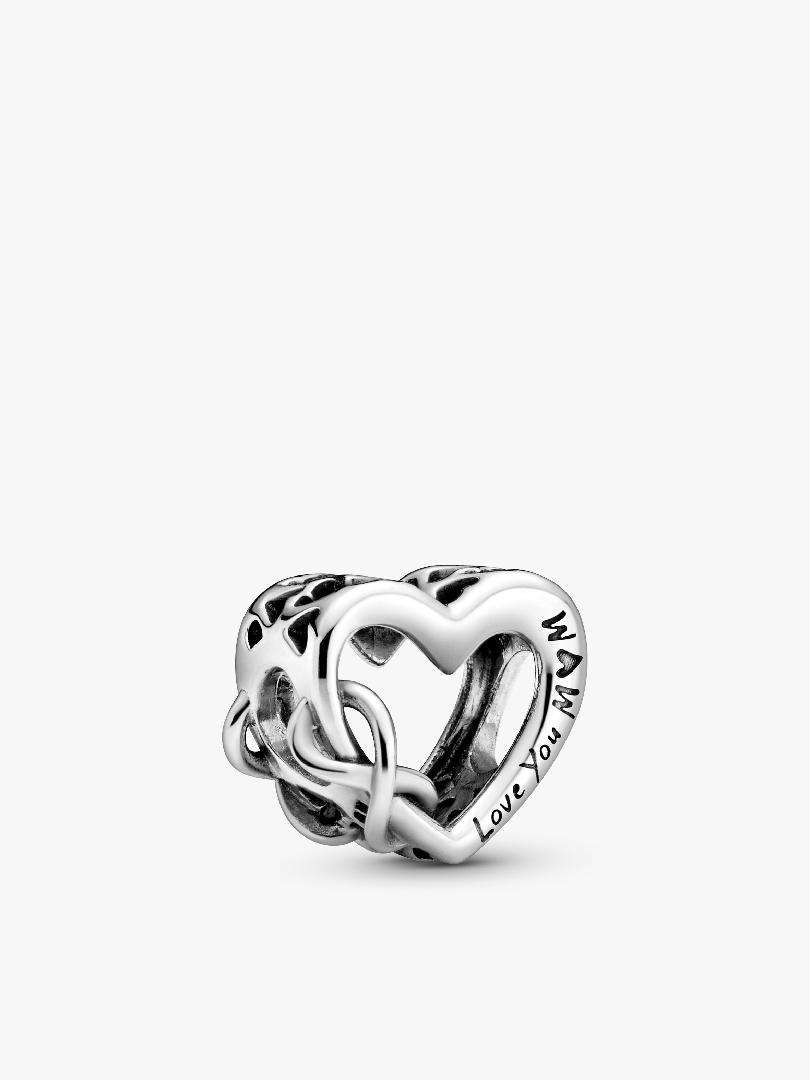 Oneindig Hart Bedel met Tekst 'Love You Mum'
