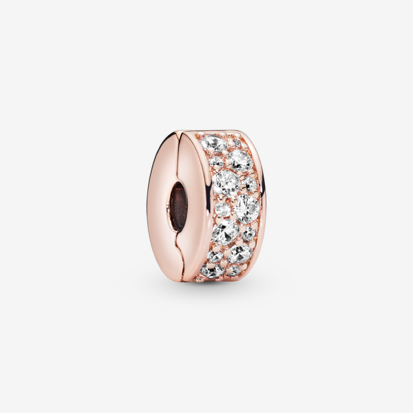 Charm Clip Pavé Transparent - Pandora - Modalova