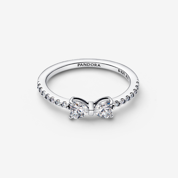 Bague Nœud Scintillant - Pandora - Modalova