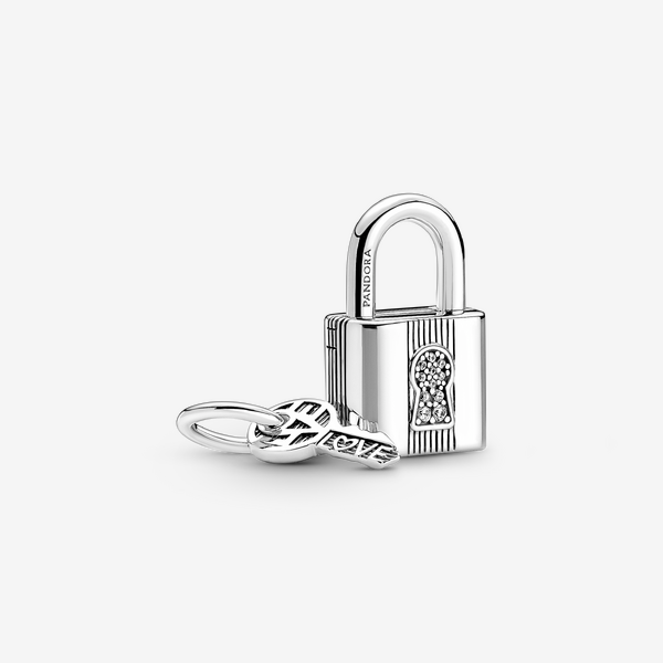 Charm Pendant Cadenas et Clé - Pandora - Modalova