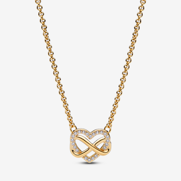 Collier Cœur Infini Scintillant - Pandora - Modalova