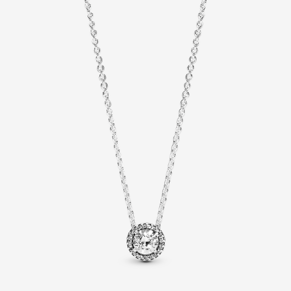 Collier Halo Scintillant Rond - Pandora - Modalova
