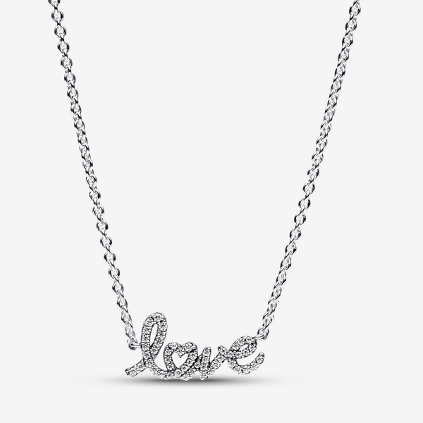 Collier Amour Manuscrit Étincelant - Pandora - Modalova
