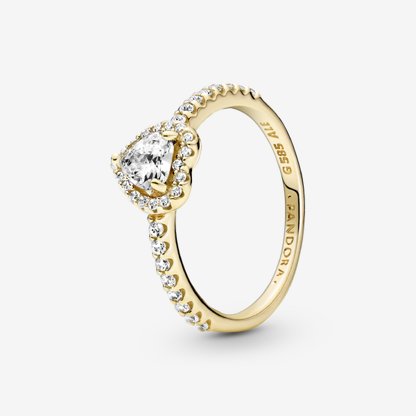 Elevated Heart Ring
