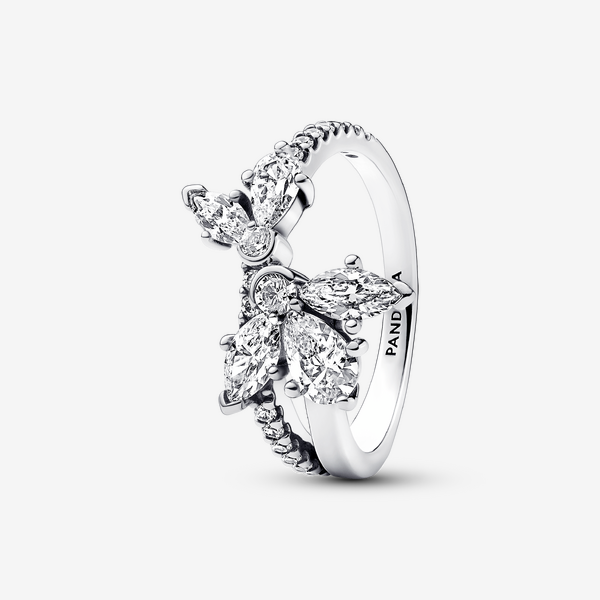 Bague Herbier Asymétrique Scintillant - Pandora - Modalova