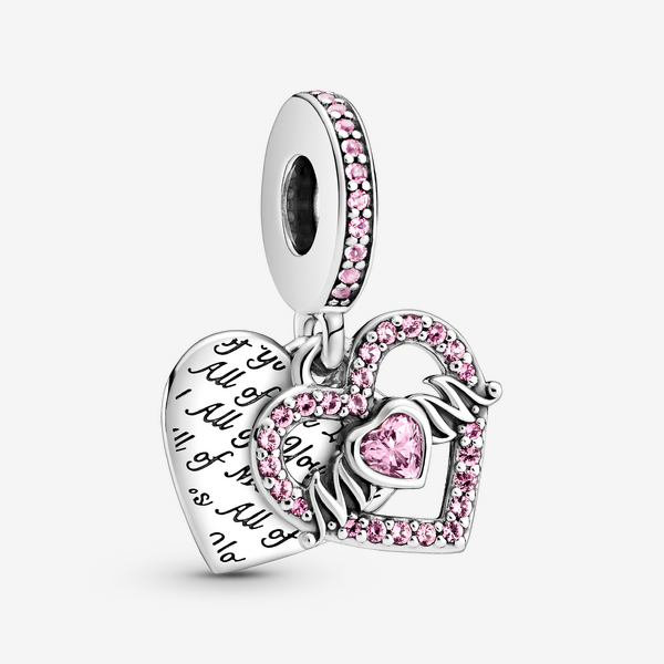 Charm Pendant Cœur & Mum (Maman) - Pandora - Modalova