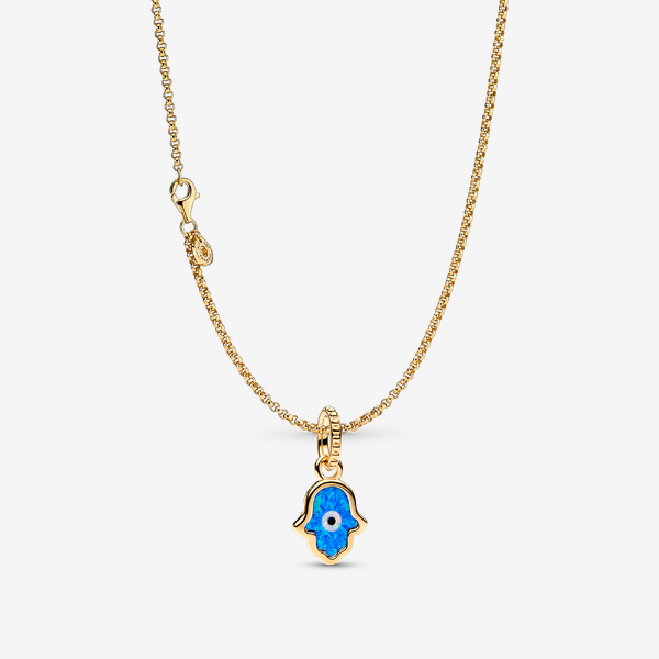 Collier Composé Main de Fatma Bleue - Pandora - Modalova