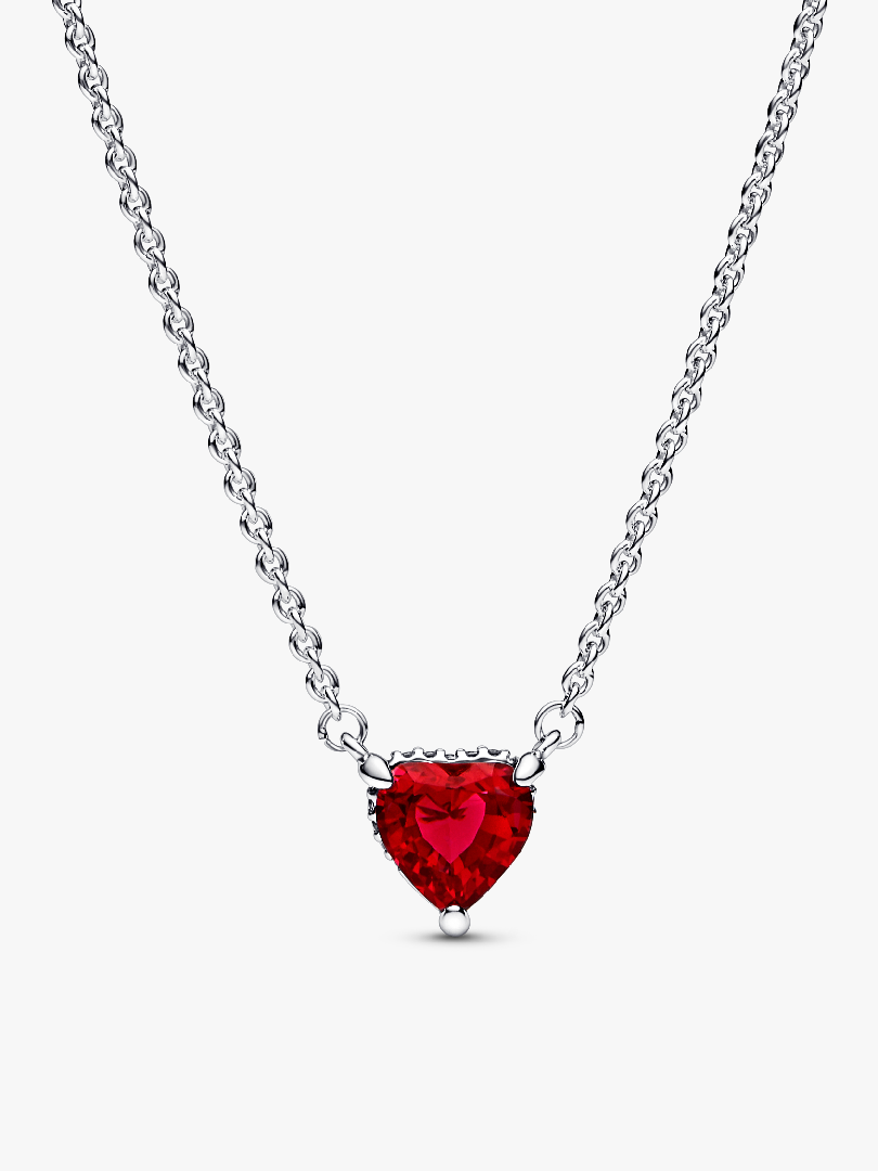 Szikrázó szív medál collier nyaklánc