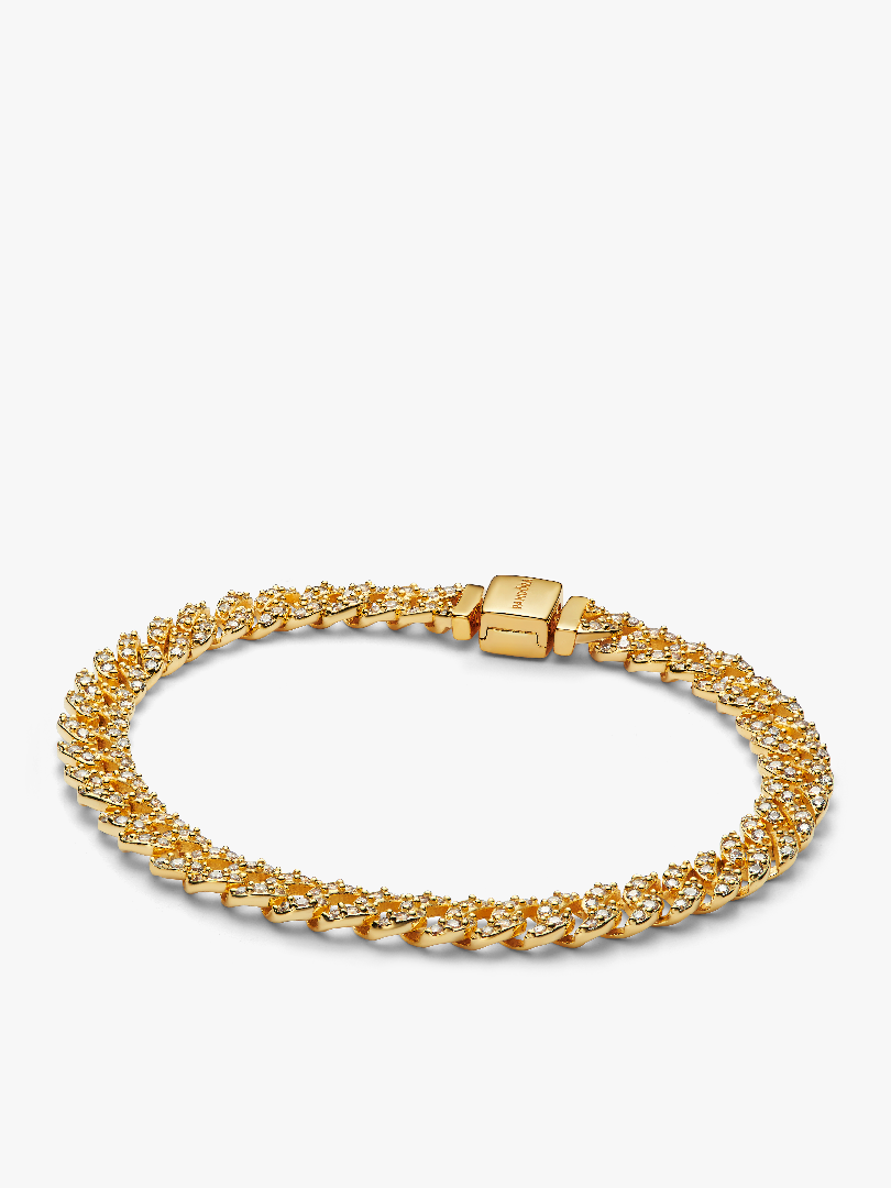 Pavé Heart Hoop Earrings