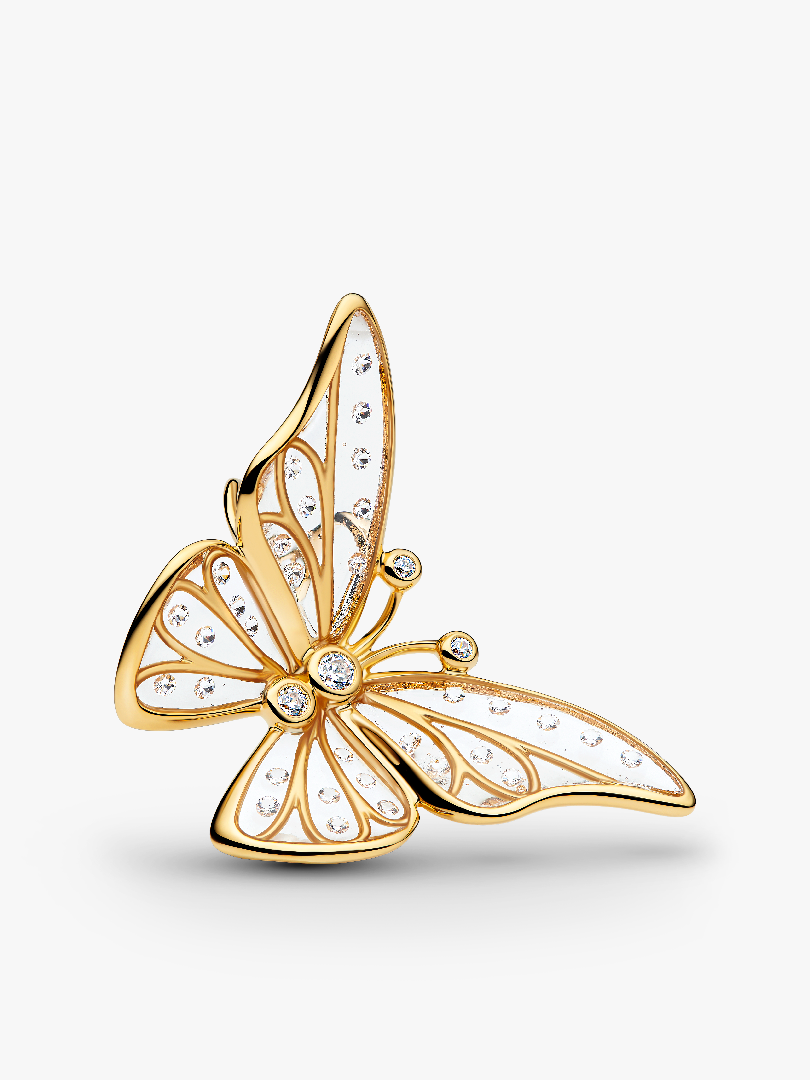 Oversized Openwork Vlinder Clipbedel