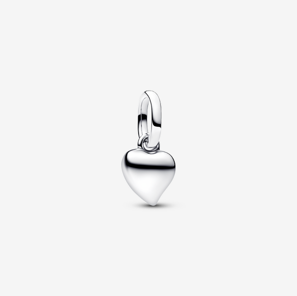 Pandora Silver Heart Mini Dangle Charm - Image 3
