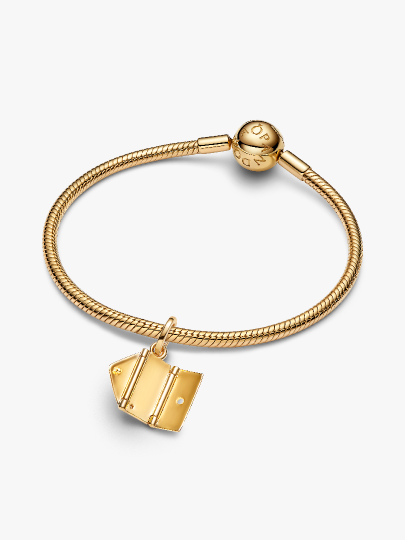 Gravierbares & Zu öffnendes Kuvert Charm-Anhänger