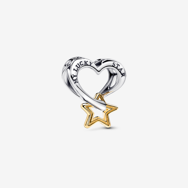 Charm Openwork Cuore e Stella 
