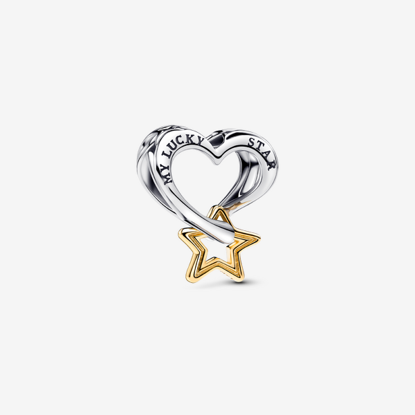 Lucky Star & Heart Charm