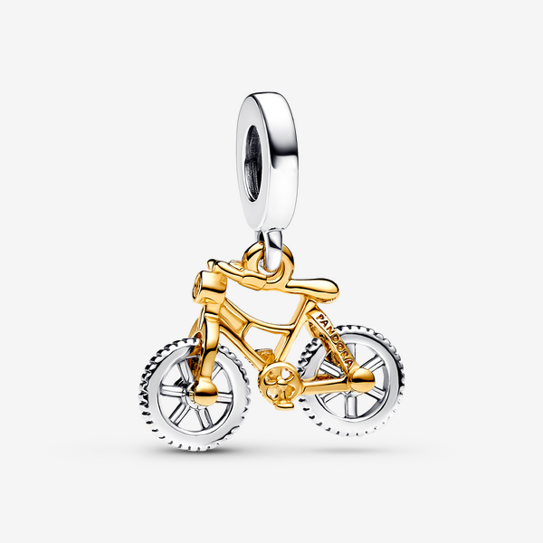 Charm Pendant Vélo à Roues Tournoyantes Bicolore - Pandora - Modalova