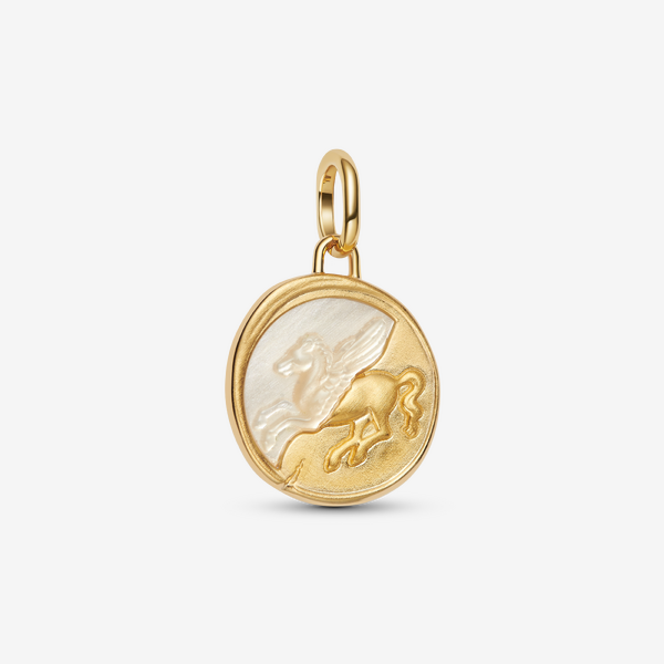 Pandora Pegasus Medallion Charm - Female - Necklaces - Yellow - One Size - Accessories - Image 2