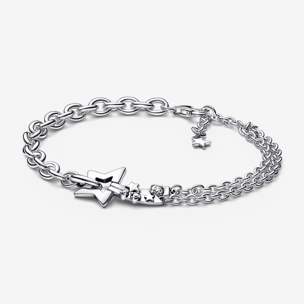 FINAL SALE - Shooting Star Double Chain Bracelet