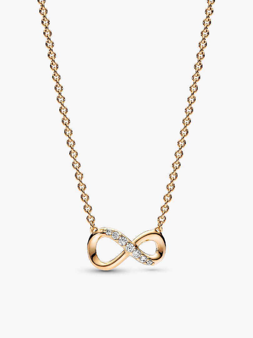 Pandora Signature Logo Pavé & Beads Ring