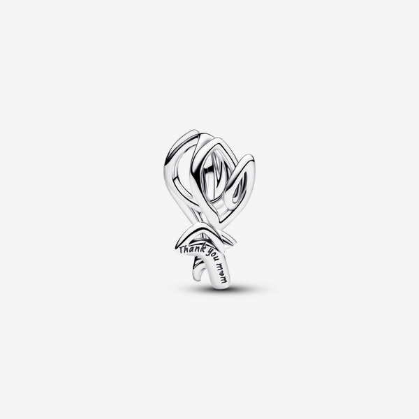 PANDORA Sterling Silver Tulip Thank You Mum Charm 794488C00 - Image 3