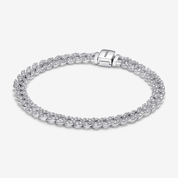 Pandora Timeless Pavé Cuban Chain Bracelet