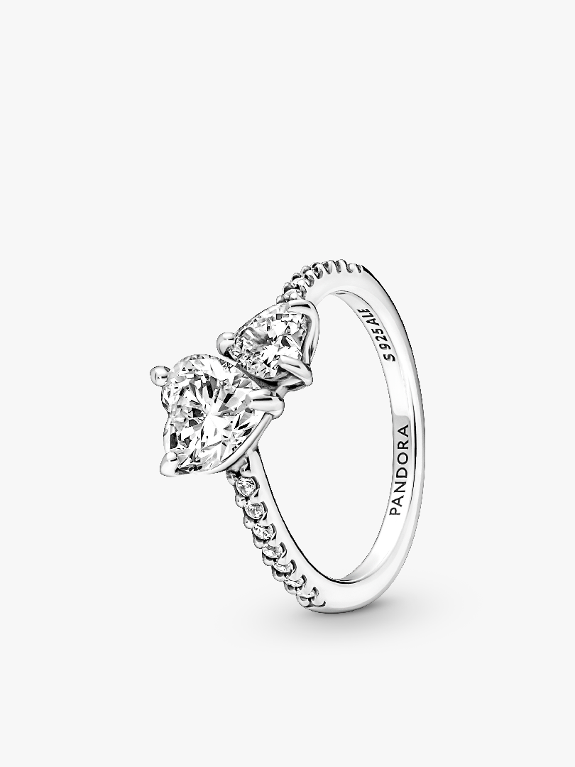 Double Band Heart Ring