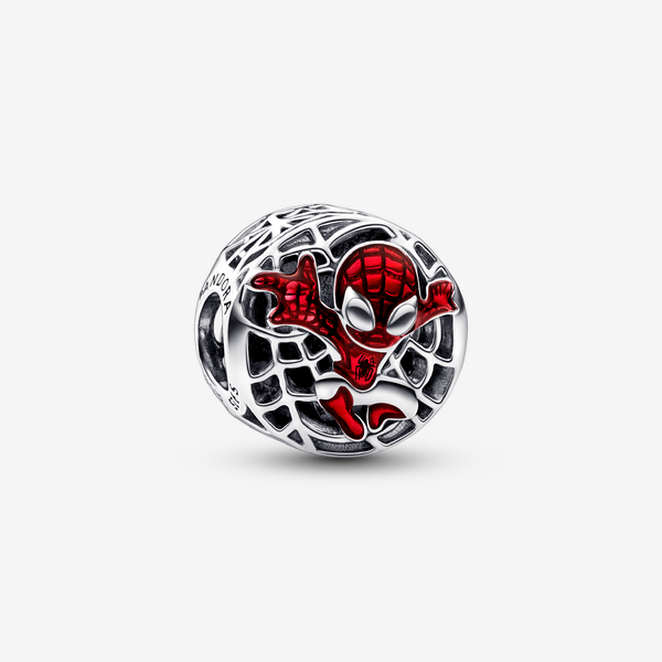 Charm Marvel Spider-Man Surplombant la Ville - Pandora - Modalova