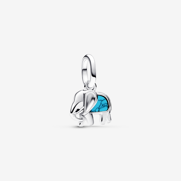Mini Dangle Éléphant Turquoise - Pandora - Modalova