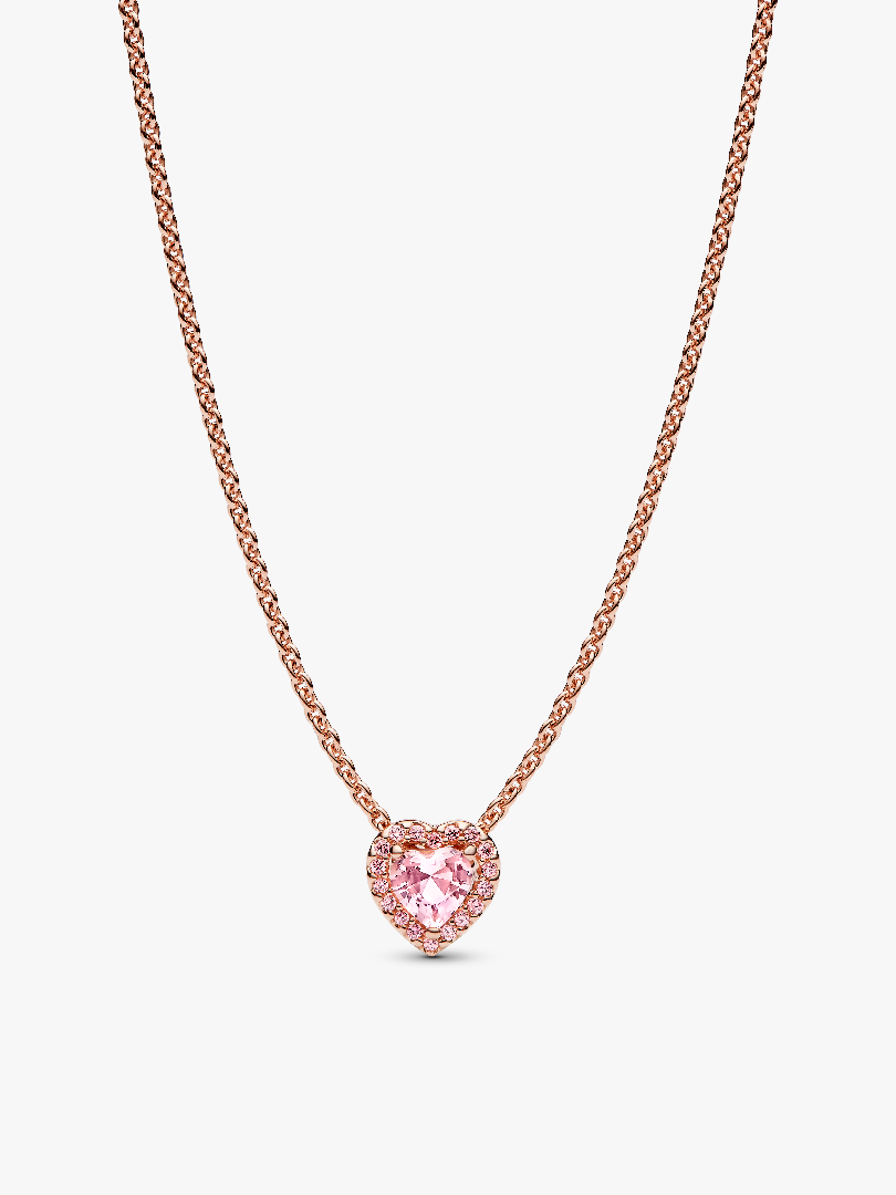 Pavé Rose Double-row Necklace and Earring Set