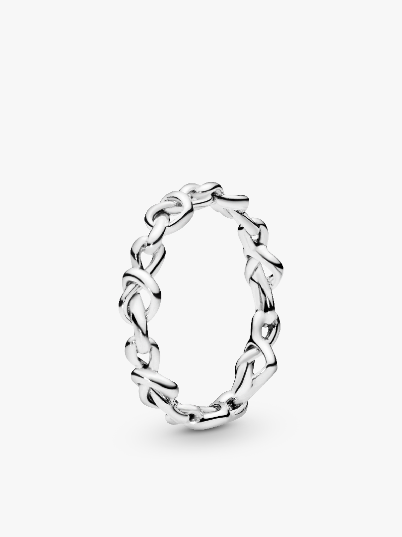 Knotted Hearts Ring