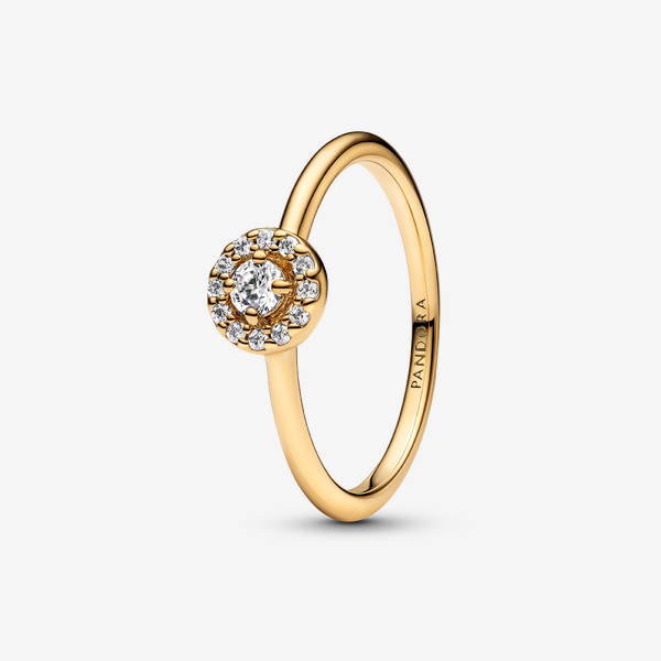 Bague Halo Pavé Rond - Pandora - Modalova