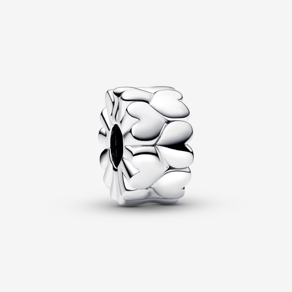 Pandora, Kettenanhänger, Herzmuster Clip, (925 Sterling Silber) - Bild 4