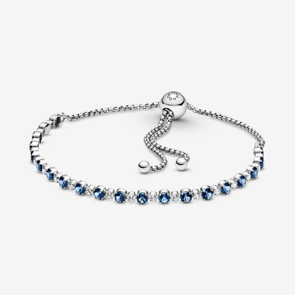 Pink & Clear Sparkle Slider Bracelet