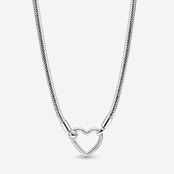 Collier Maille Serpent Fermoir Cœur - Pandora - Modalova