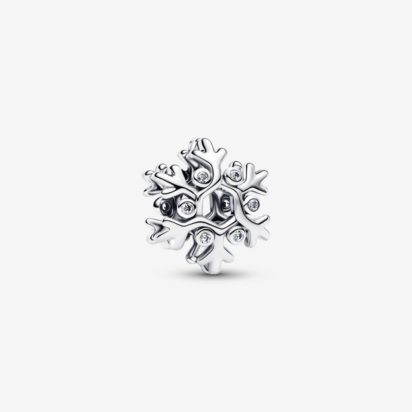 Charm Openwork Fiocco di Neve, argento sterling 925 e zirconia cubica, cod. 794249C01