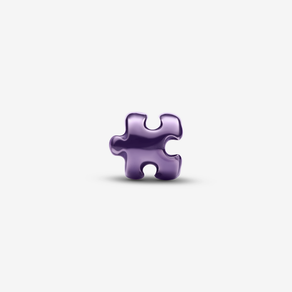 Pandora Charms Charm Mini Lila Puzzleteil 794816C02 - Image 2